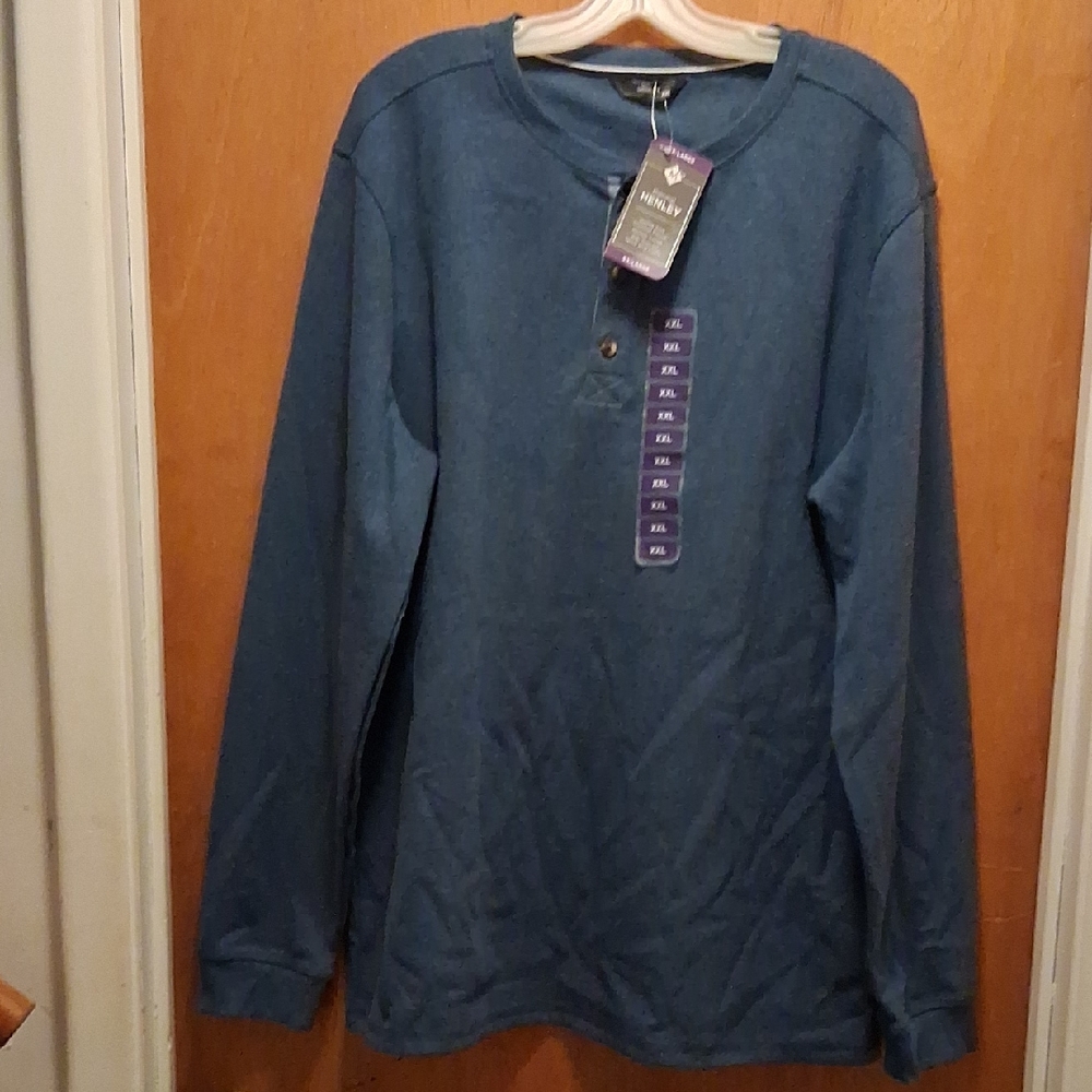 NWT Men's Henley Size XXL